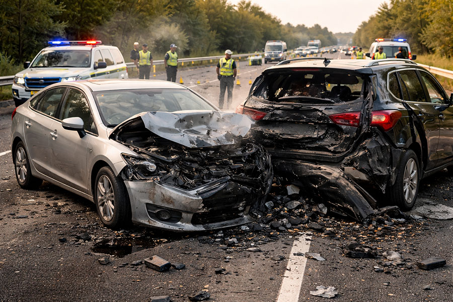 a car crash sleep apnoea falling asleep