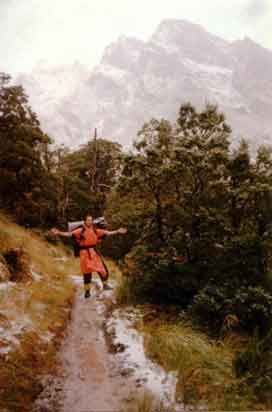 A hiking trail