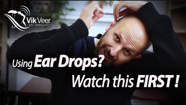 Dr Vik Veer discusses how to treat ear infections with ear drops