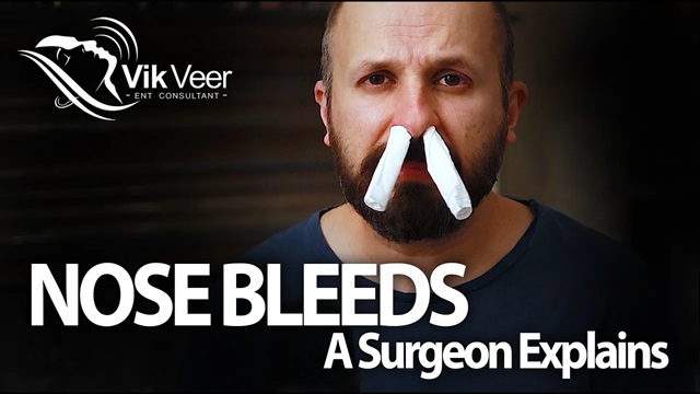 Prof Vik Veer discusses how to treat nose bleeds